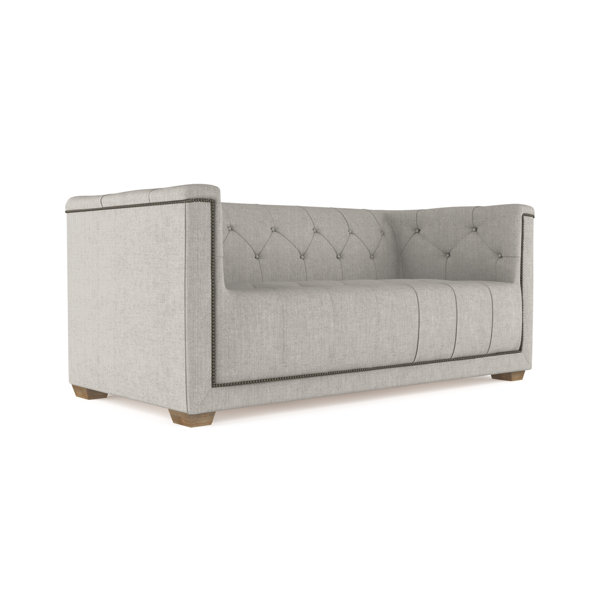 Tandem Arbor Hudson Tufted Tuxedo Loveseat Wayfair